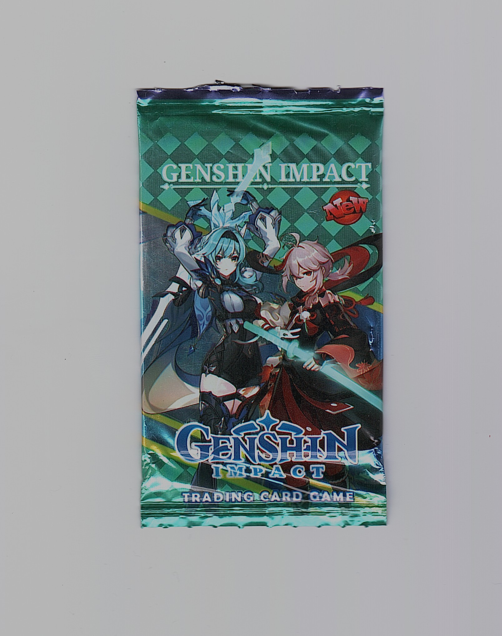 Genshin Impact TCG Trading Card Game English Version Rare Collectibles Kids Gift Toy Holo Lamination Anime Cards - 1 Pack