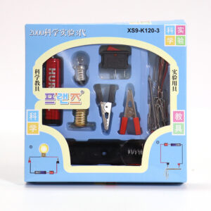 Science Box Easy Electric Circuit Experiment Kit Practice Science Learning Skills Teaching Age 6-10 Science Toolkit