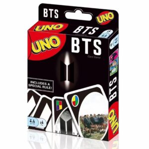 Uno BTS Card Game Photo Carte - 112 Cards Mattel Official Large Cards Kpop Bangtan Game