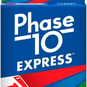 Mattel Games Uno Phase 10 Express Card Game For Friends And Family - 108 Cards Phase 10 Card Game (Multicolour)