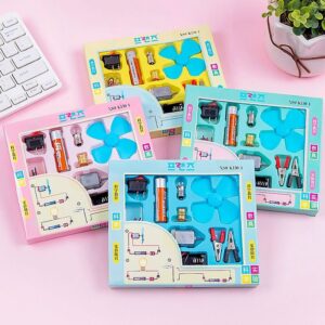 Diy Circuit Conductor Science Experiment Light Bulb & Fan Electric