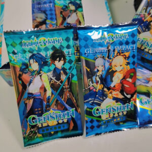Genshin Impact TCG Trading Card Game English Version Rare Collectibles Kids Gift Toy Holo Lamination Anime Cards