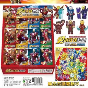 Marvel Avengers Superhero Action Figure Block Toys - Ironman Captain America Spiderman Blocks