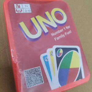 Protivas Uno Card Game With Plastic Box and 108 Pcs High Quality Cards For Family & Friend Play