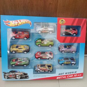 Hot Wheels 10Pc Metal Car Set - Amazing Gift Set For Kids China Imported 10 Piece Hot Wheels Set