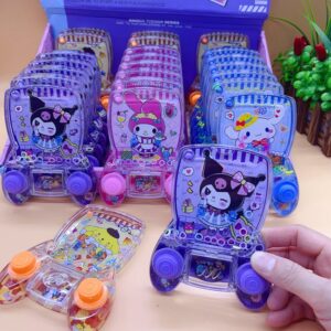 Imported Large Classic Water Ring Toss Handheld Machine Cartoon Water Ring Toss Handheld Game Mini Finger Water Ring Machine