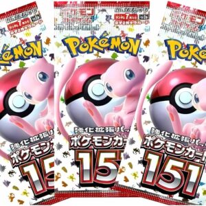 Pokemon TCG Trading Card Game 151 Japanese Booster Box Set - 1 Pack 10 Cards